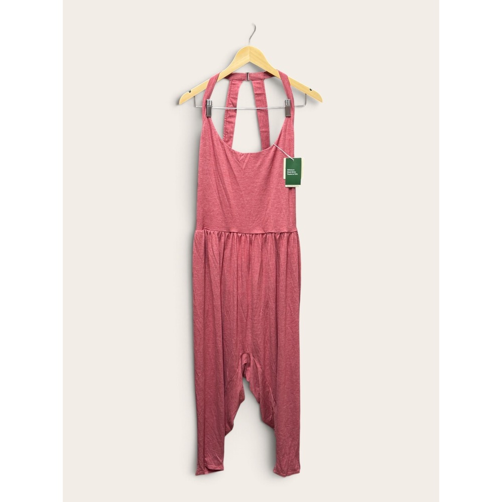 Halara Easy Peasy Dusty Red Sleeveless Harem Jumpsuit 3X NWT Q2858252